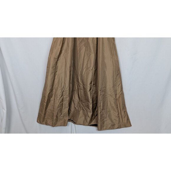 I.N.C. International Concepts 8 VTG 90s Y2K Satin 100% Silk Long Maxi Dress Gown - Picture 7 of 9